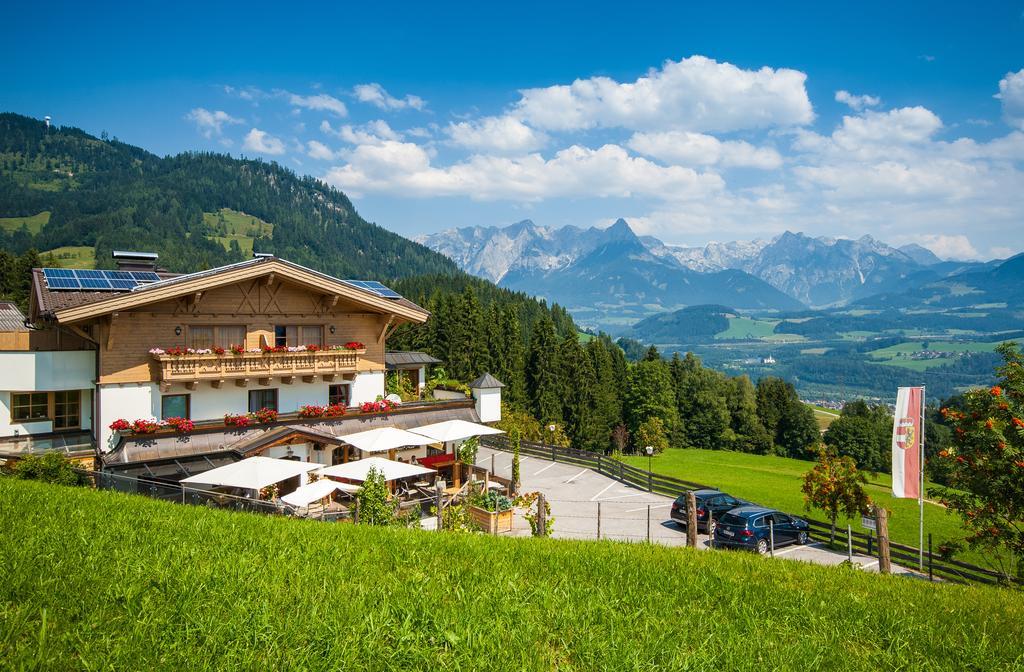 Hotel Und Alpen Apartments Mit Sauna - Buerglhoeh Бишофсхофен Экстерьер фото